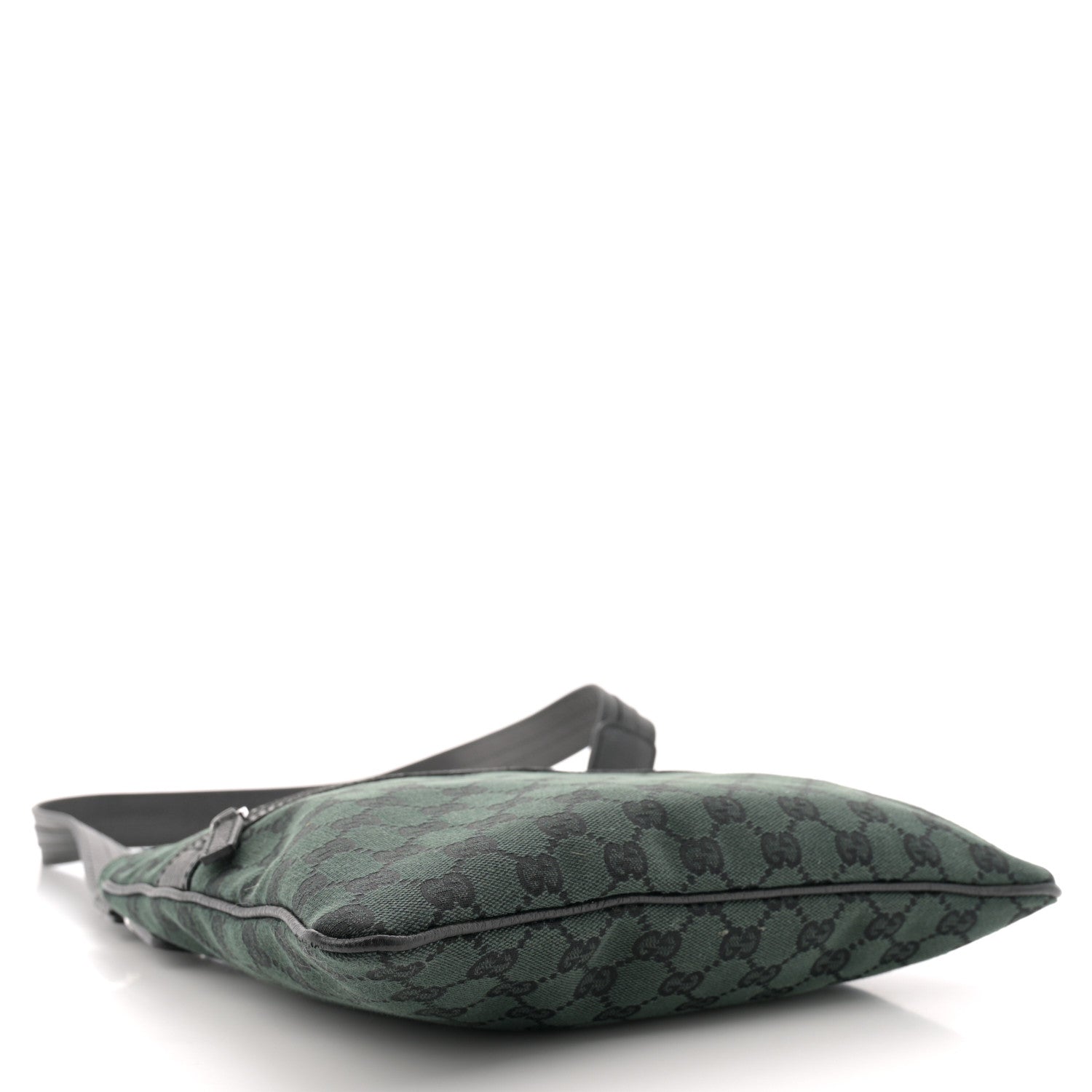 Monogram Messenger Bag  Green Black