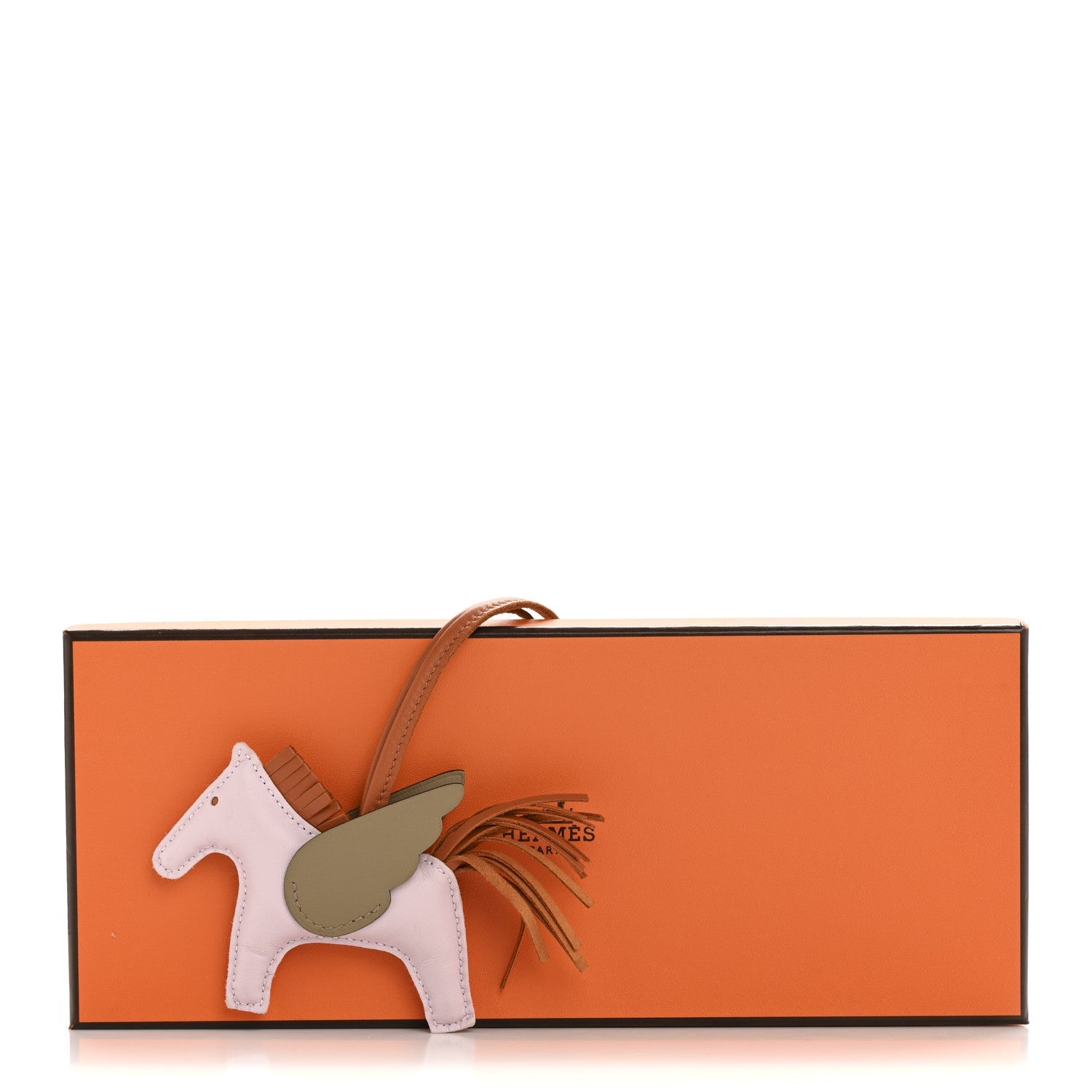Milo Lambskin Grigri Rodeo Pegase Horse Bag Charm PM Mauve Pale Pain D'Epice Beige Marfa