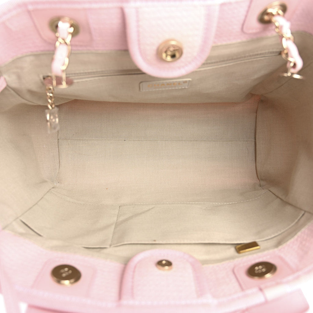 Mixed Fibers Small Deauville Tote Pink