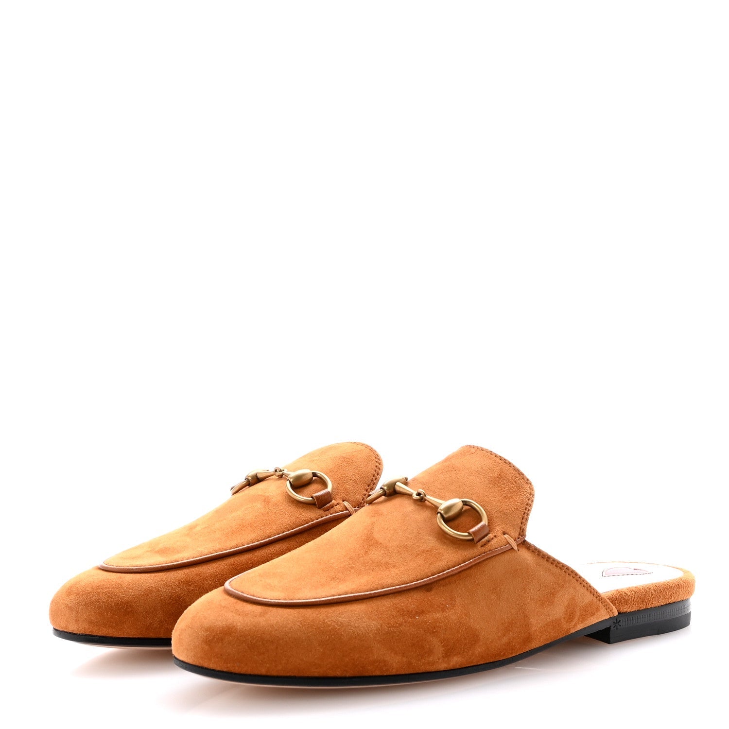 Suede Cachemire Malaga Kid Womens Princetown Slippers 36 Blondie Cognac