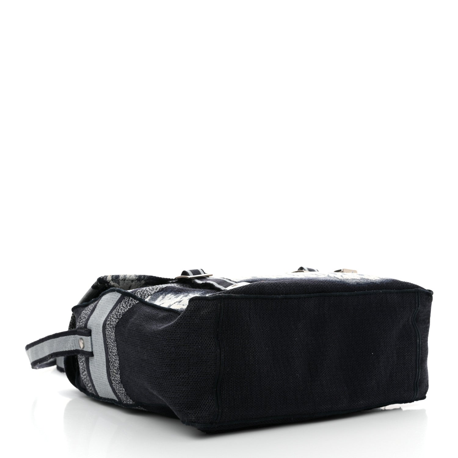 Canvas Embroidered Tie Dye Diorcamp Messenger Blue Multicolor