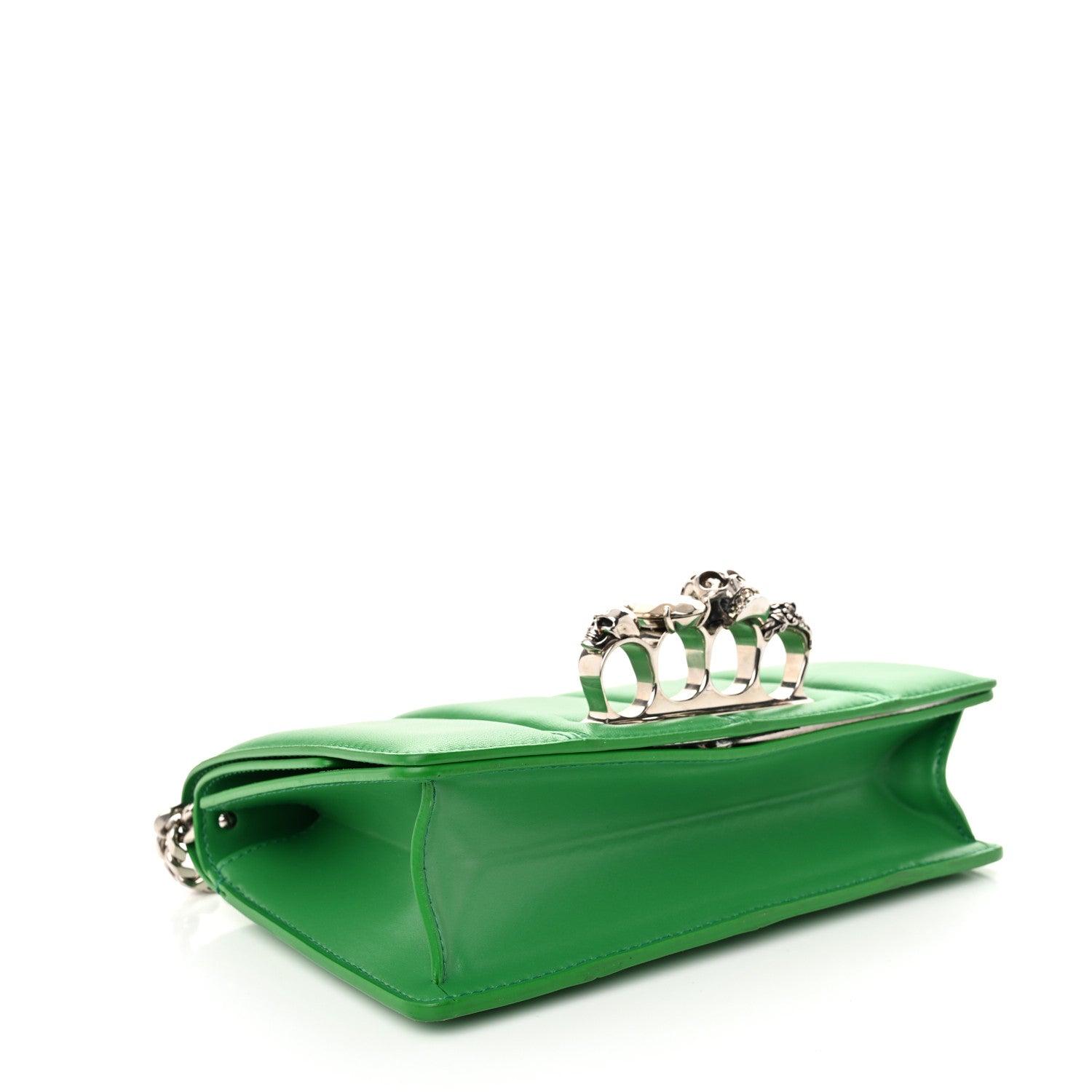 Calfskin Small Slash Bag Bright Green