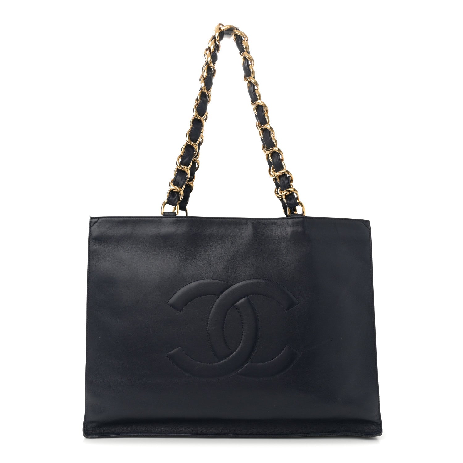 Lambskin CC Tote Navy