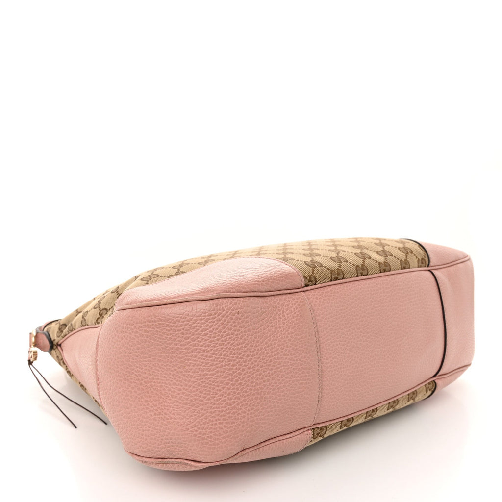 GG Monogram Large Margaux Hobo Beige Soft Pink