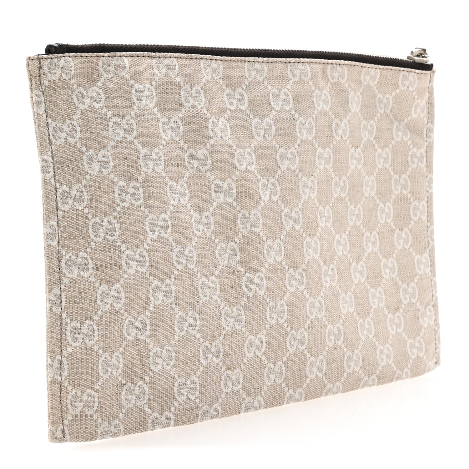 Canvas Museo GG  Zip Pouch Beige