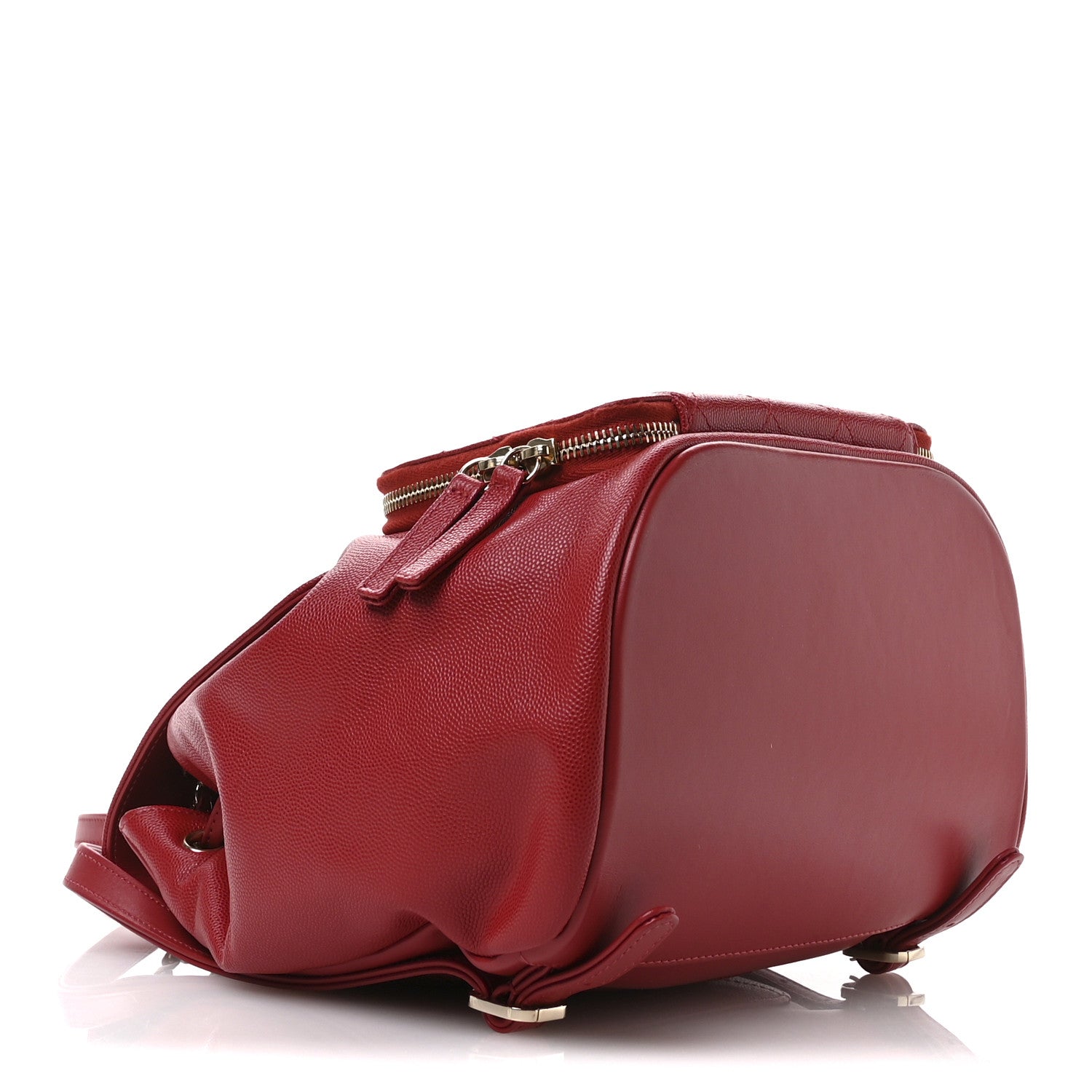 Caviar Quilted Business Affinity Backpack Red