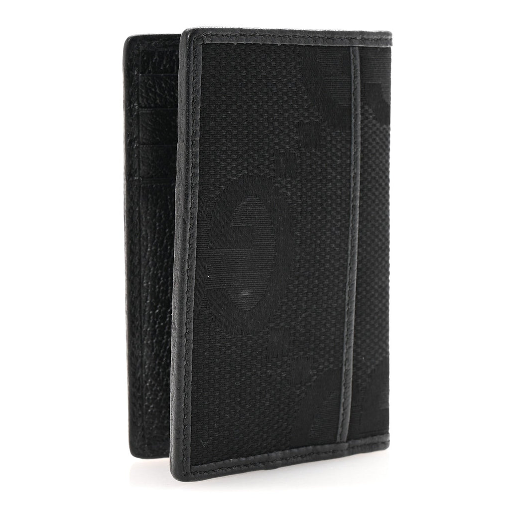 Canvas Monogram Jumbo GG Textured Dollar Calfskin  Case Black