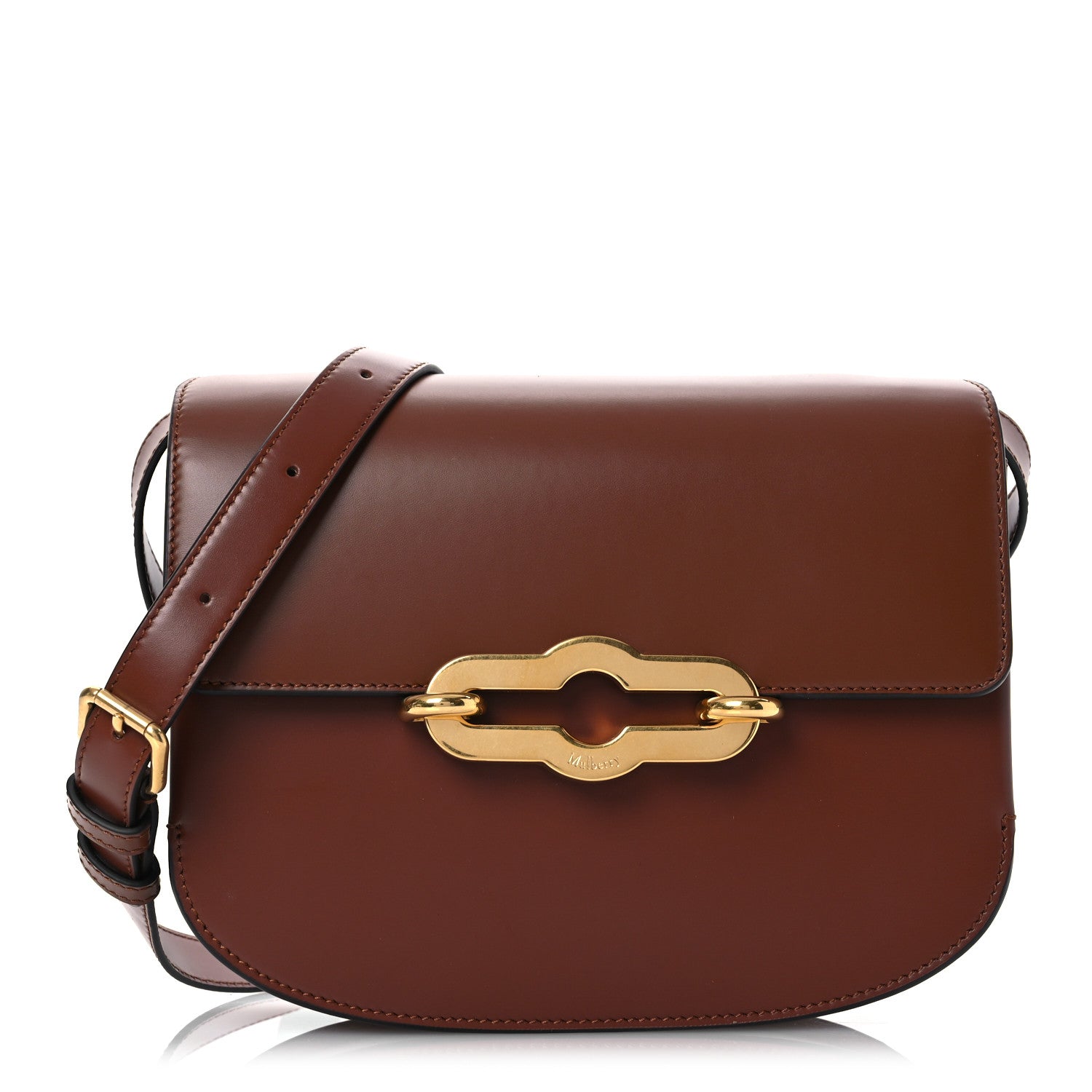 Super Lux Calfskin Pimlico Satchel Bright Oak