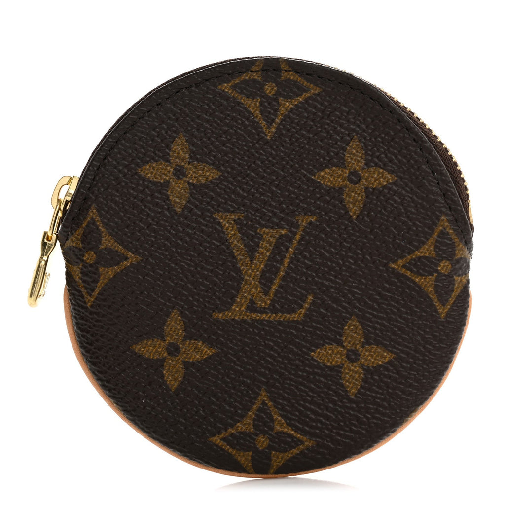Monogram Round Coin Purse