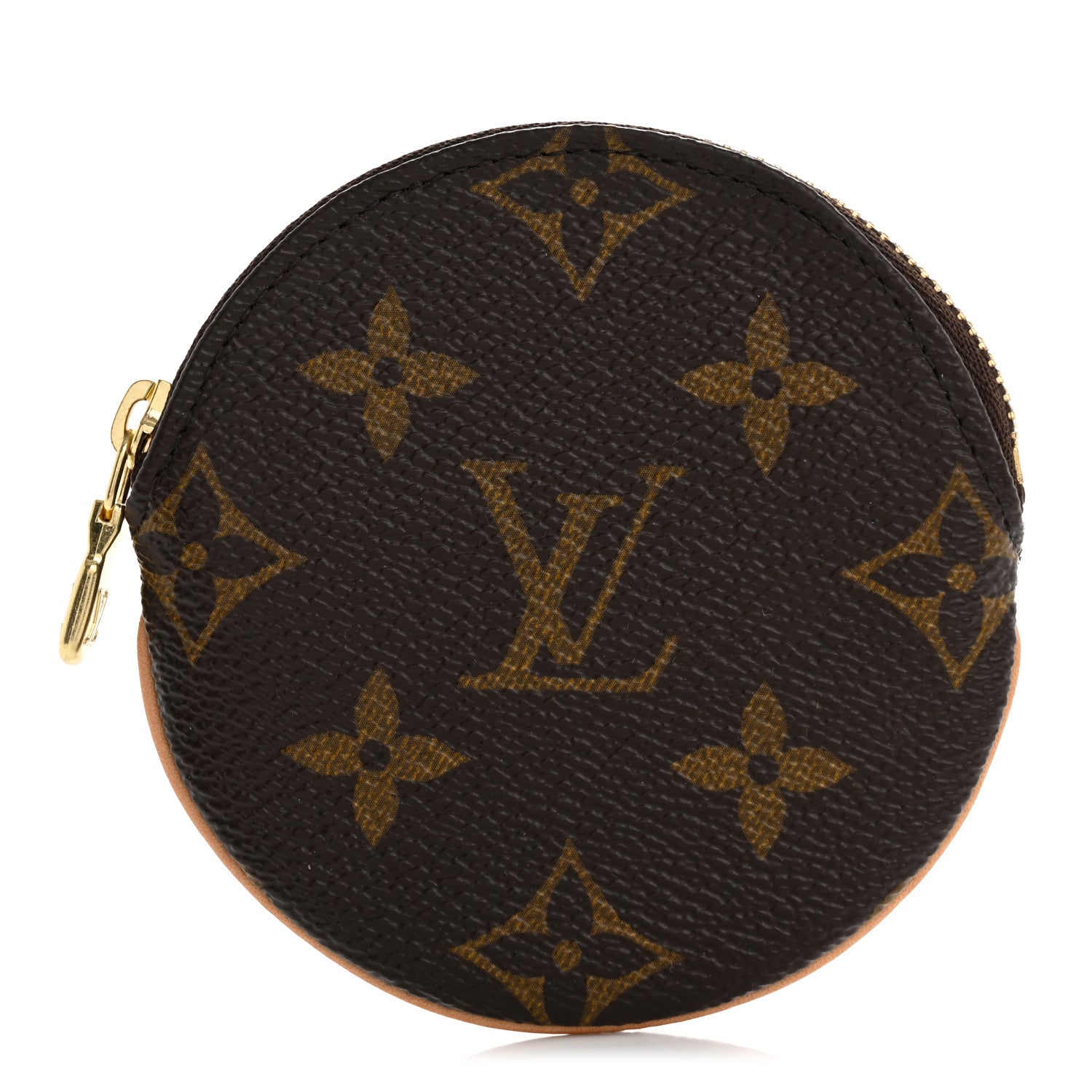 Monogram Round Coin Purse