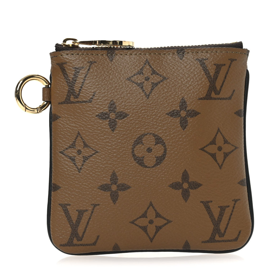 Reverse Monogram Trio Square Pouch