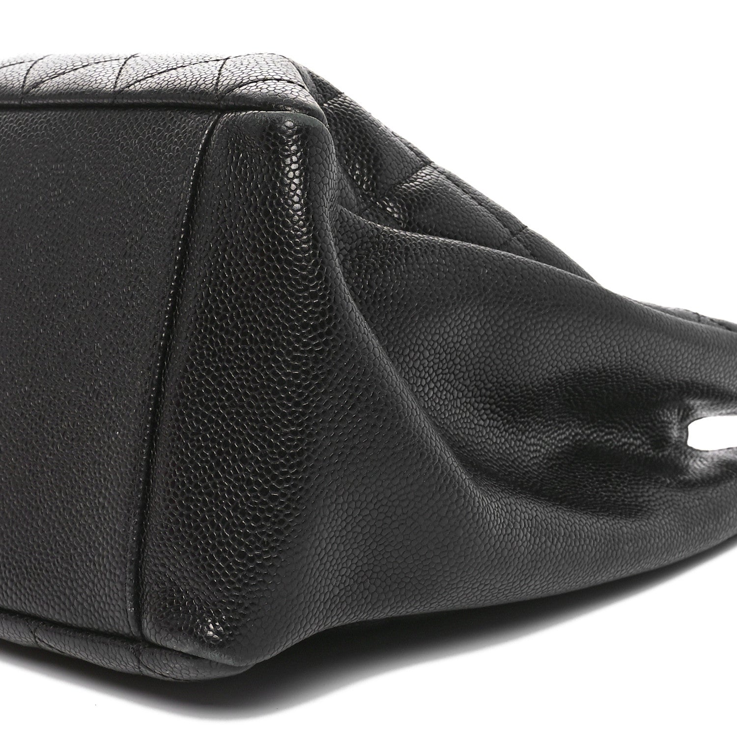 Caviar Quilted Grand Shopping Tote GST Black