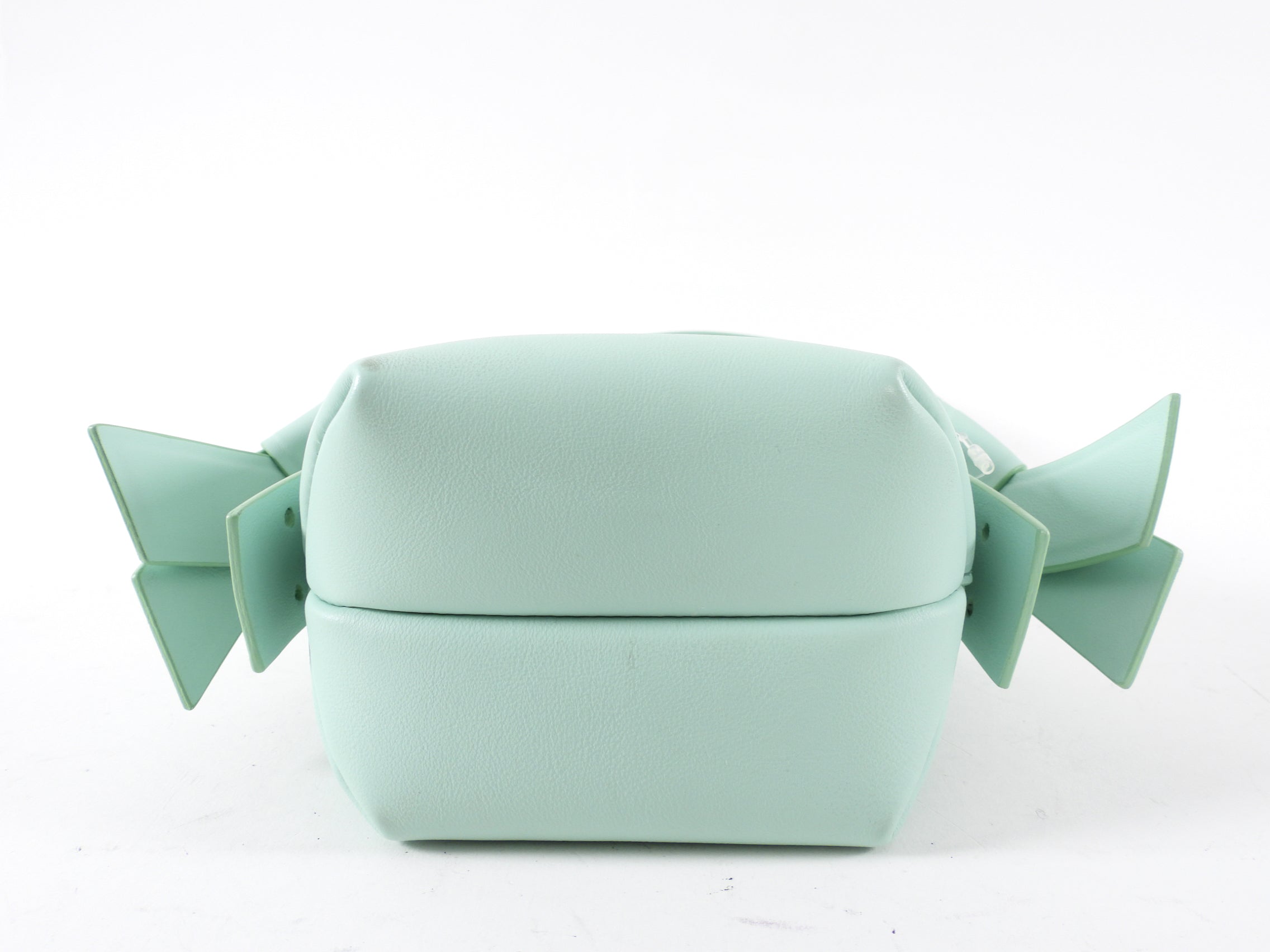Acne Studios Mint Green Leather Musubi Micro Bag