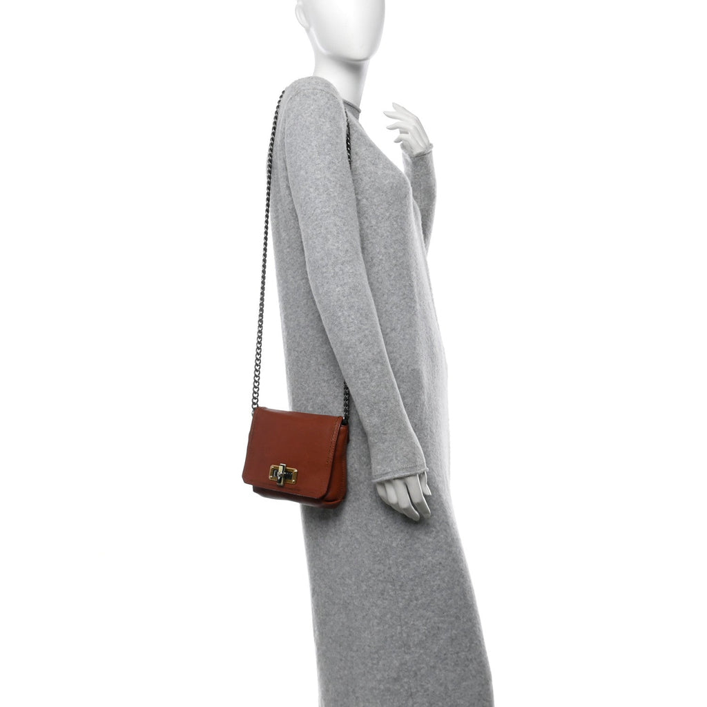 Calfskin Happy Mini Pop Bag Beige