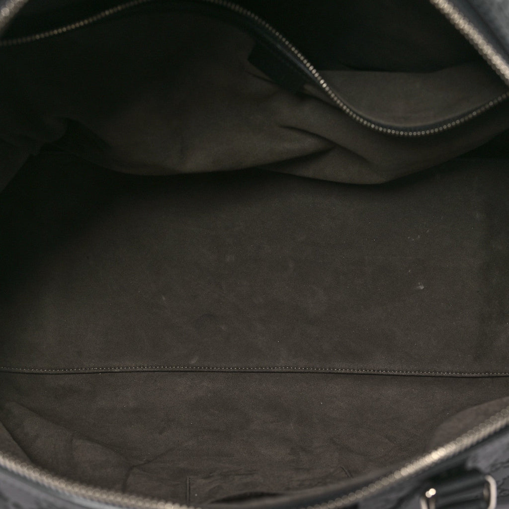 Guccissima Signature Medium Duffle Black