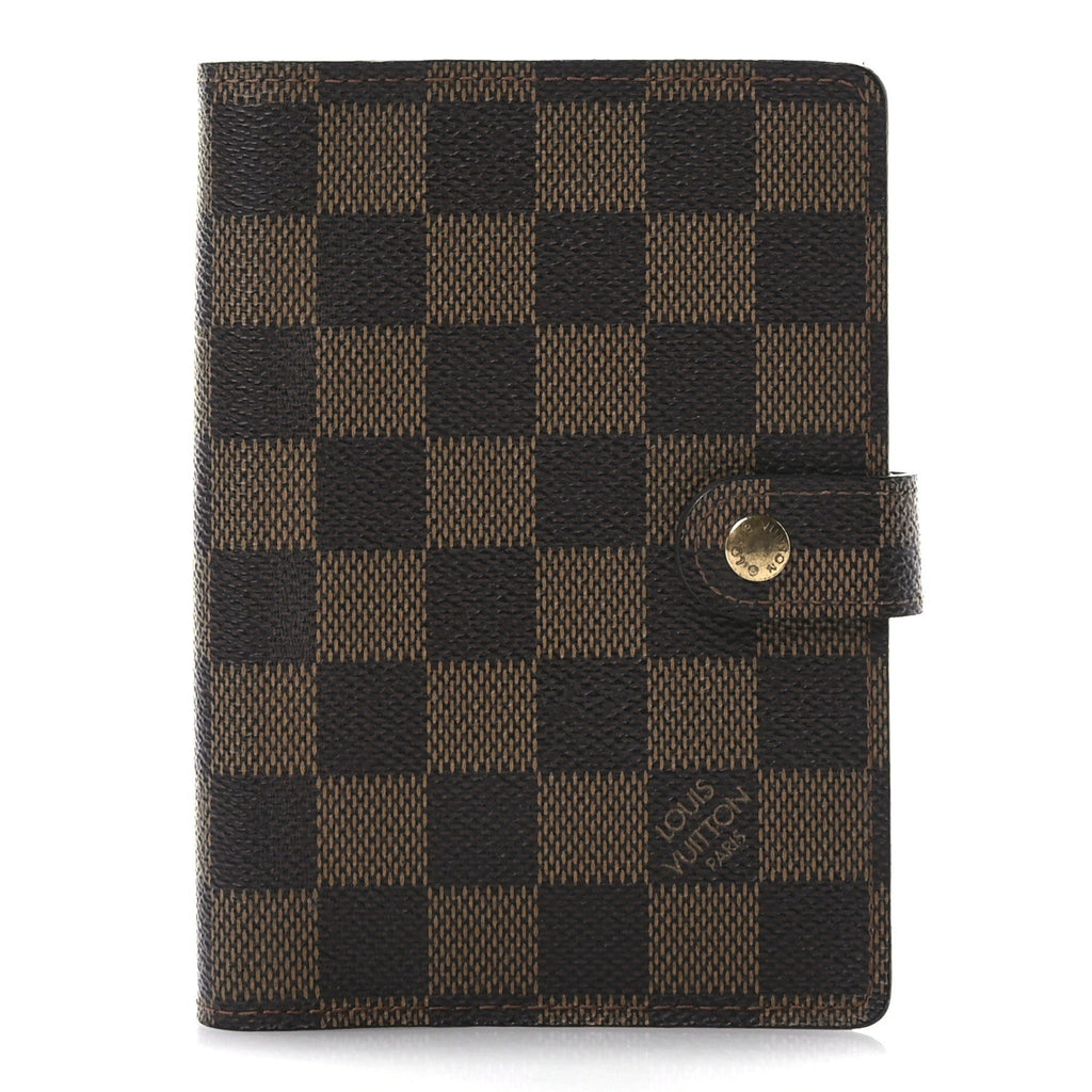 Damier Ebene Small Ring Agenda Cover