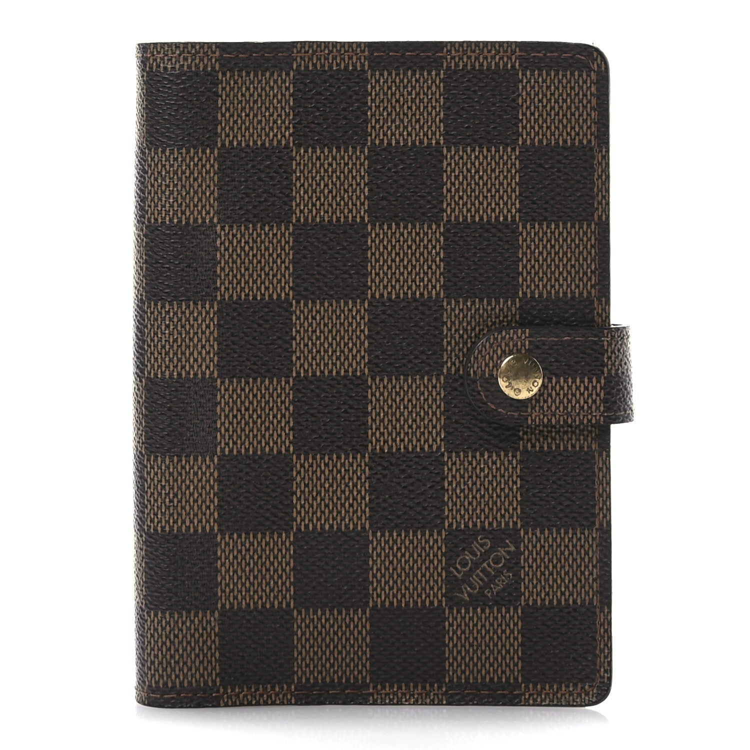 Damier Ebene Small Ring Agenda Cover