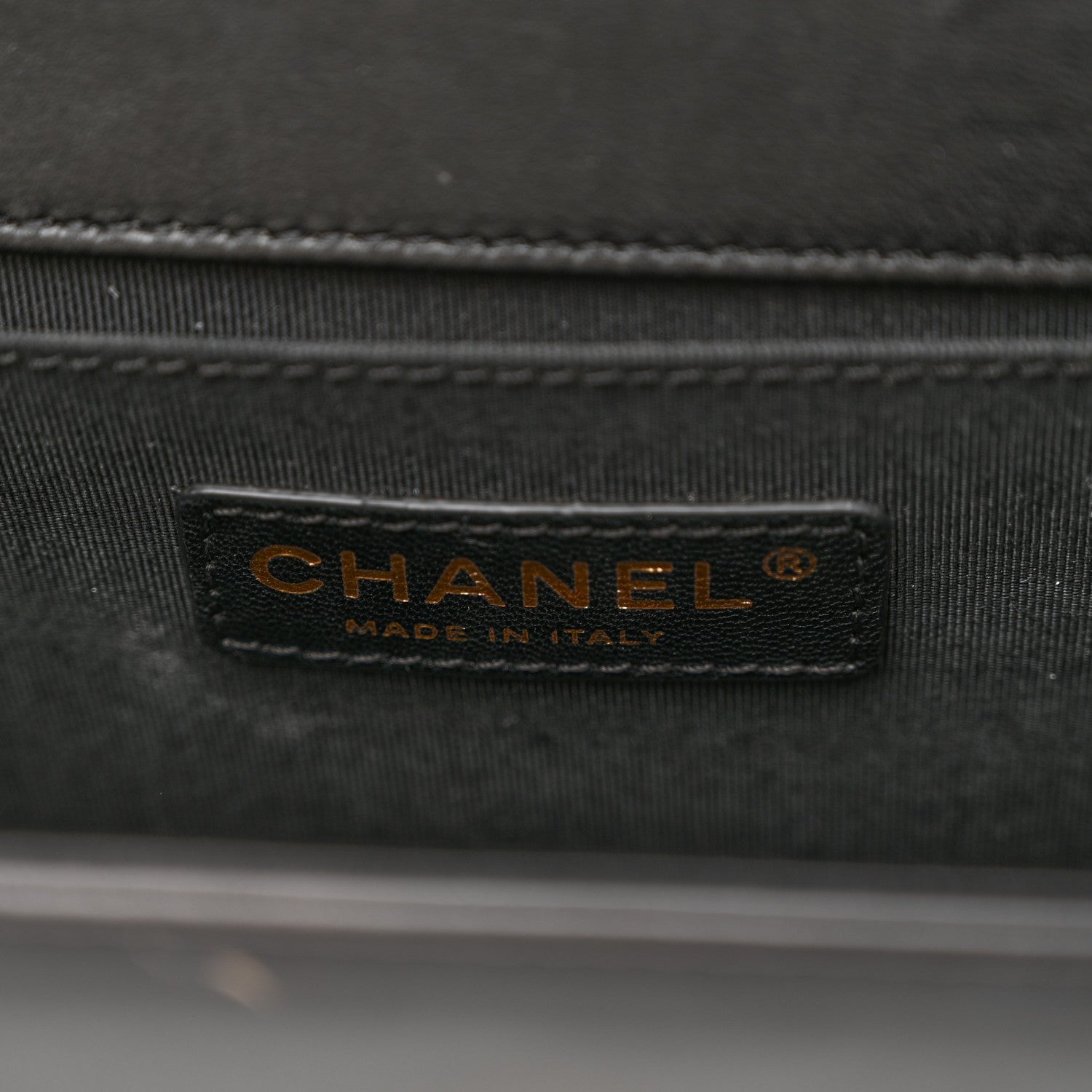 Lambskin Quilted Medium Boy Flap Black