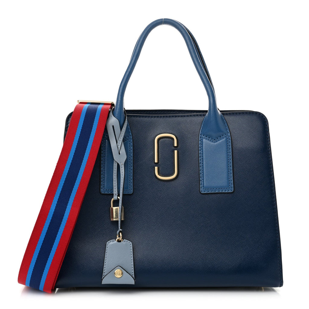 Saffiano Big Shot Tote  Navy