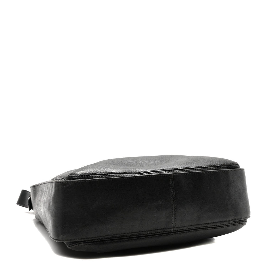 Lambskin Messenger Black