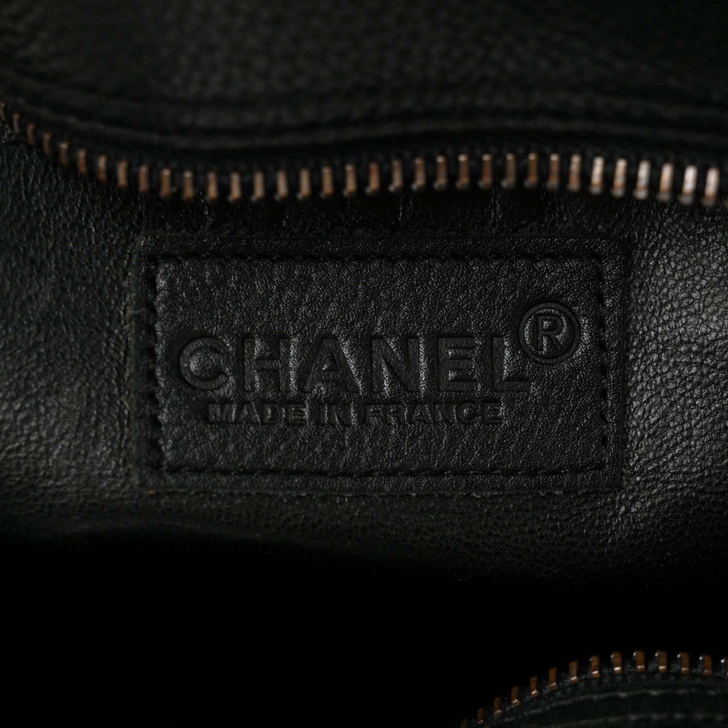 Caviar Patent Quilted Large Bowler Black