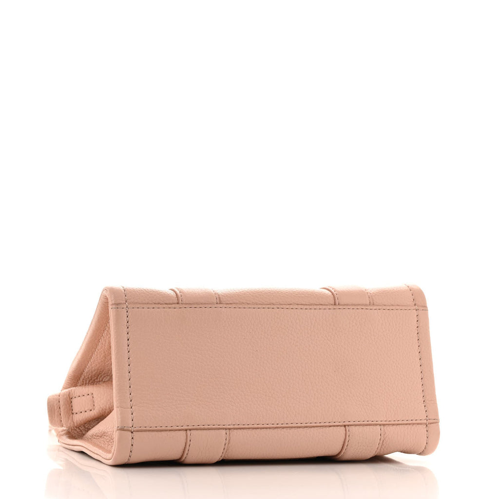 Grained Calfskin Small The Tote Bag Rose Dust