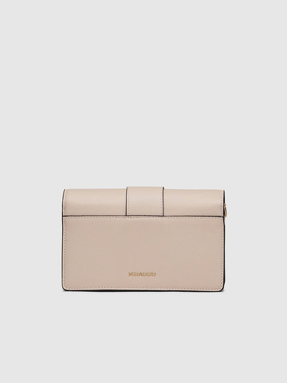 Adrianne Metal Buckle Crossbody Bag