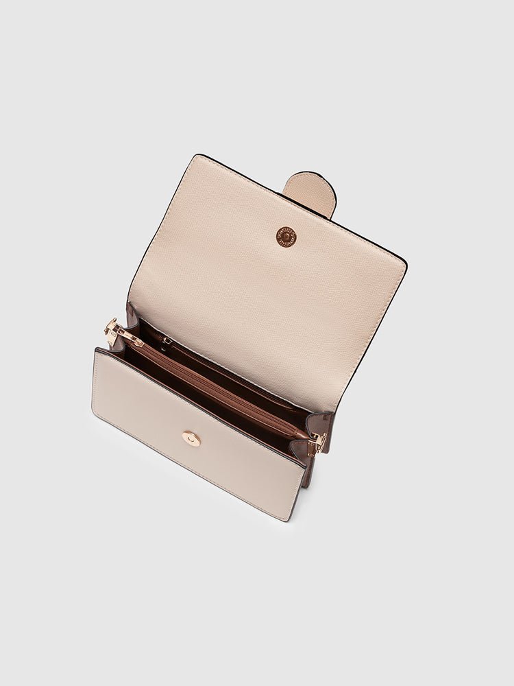 Adrianne Metal Buckle Crossbody Bag