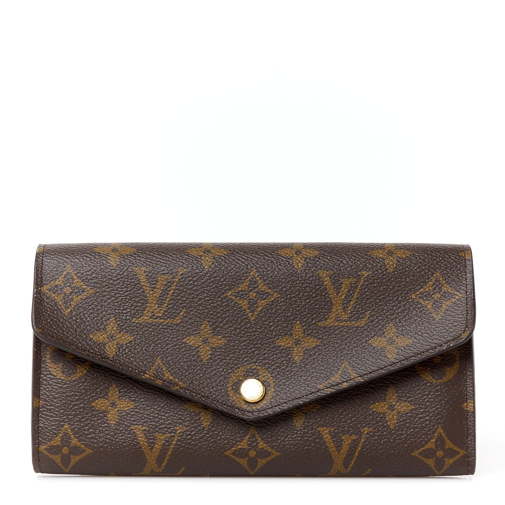 Monogram Sarah Wallet NM Coquelicot