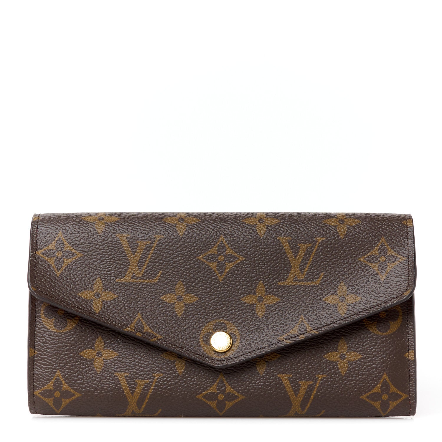 Monogram Sarah Wallet NM Coquelicot