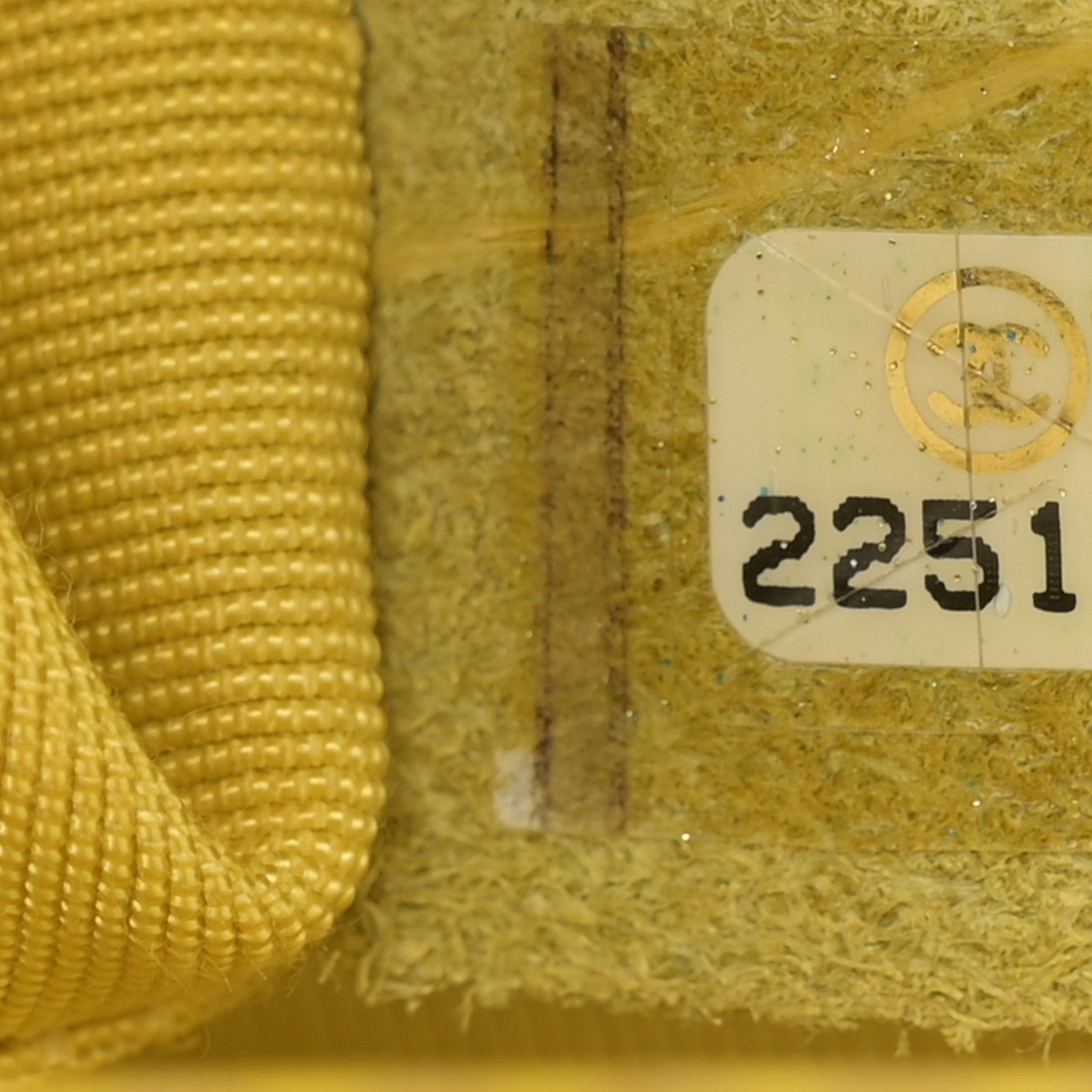 Calfskin Chevron Quilted Medium Boy Flap Yellow