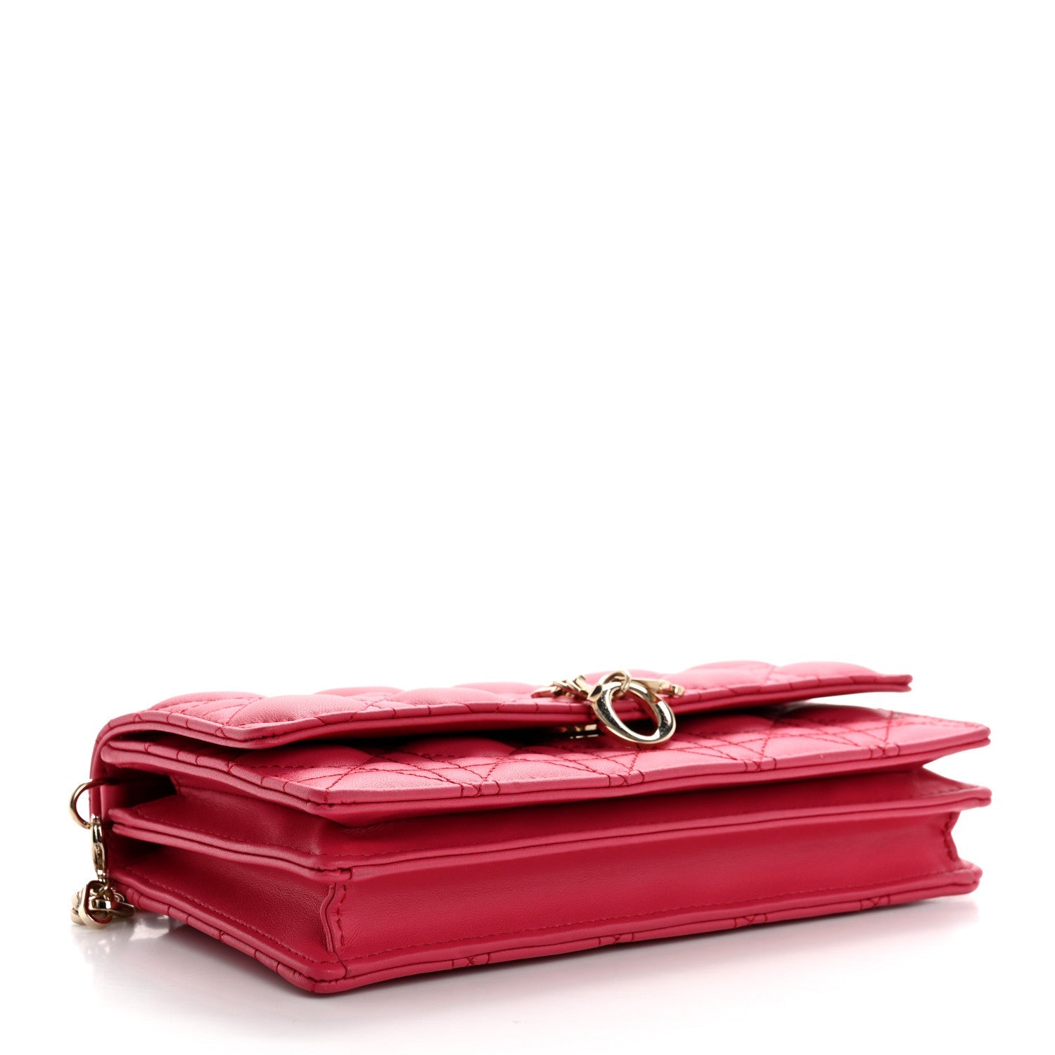 Lambskin Cannage Mini My Dior Bag Passion Pink