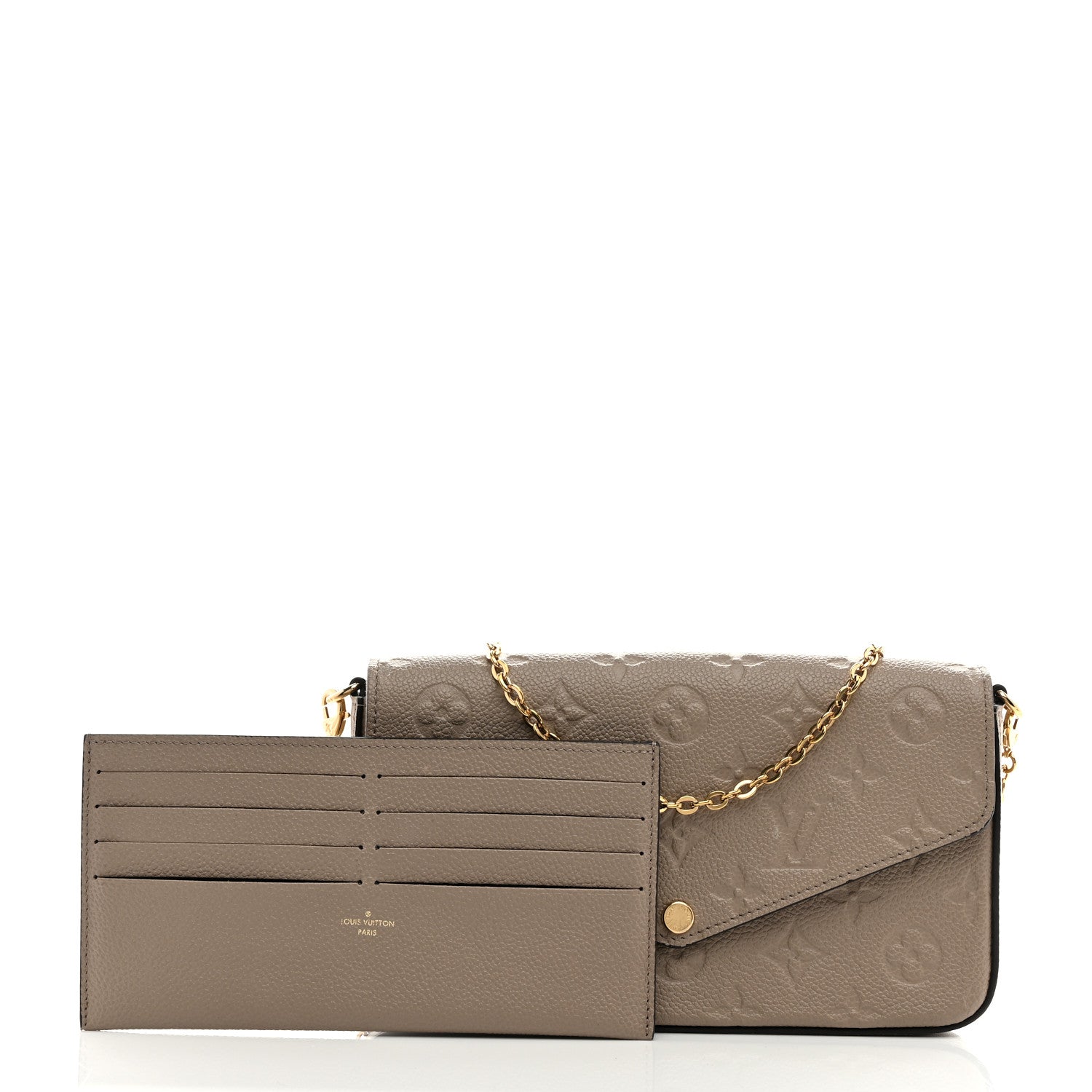 Empreinte Pochette Felicie Chain Wallet Tourterelle