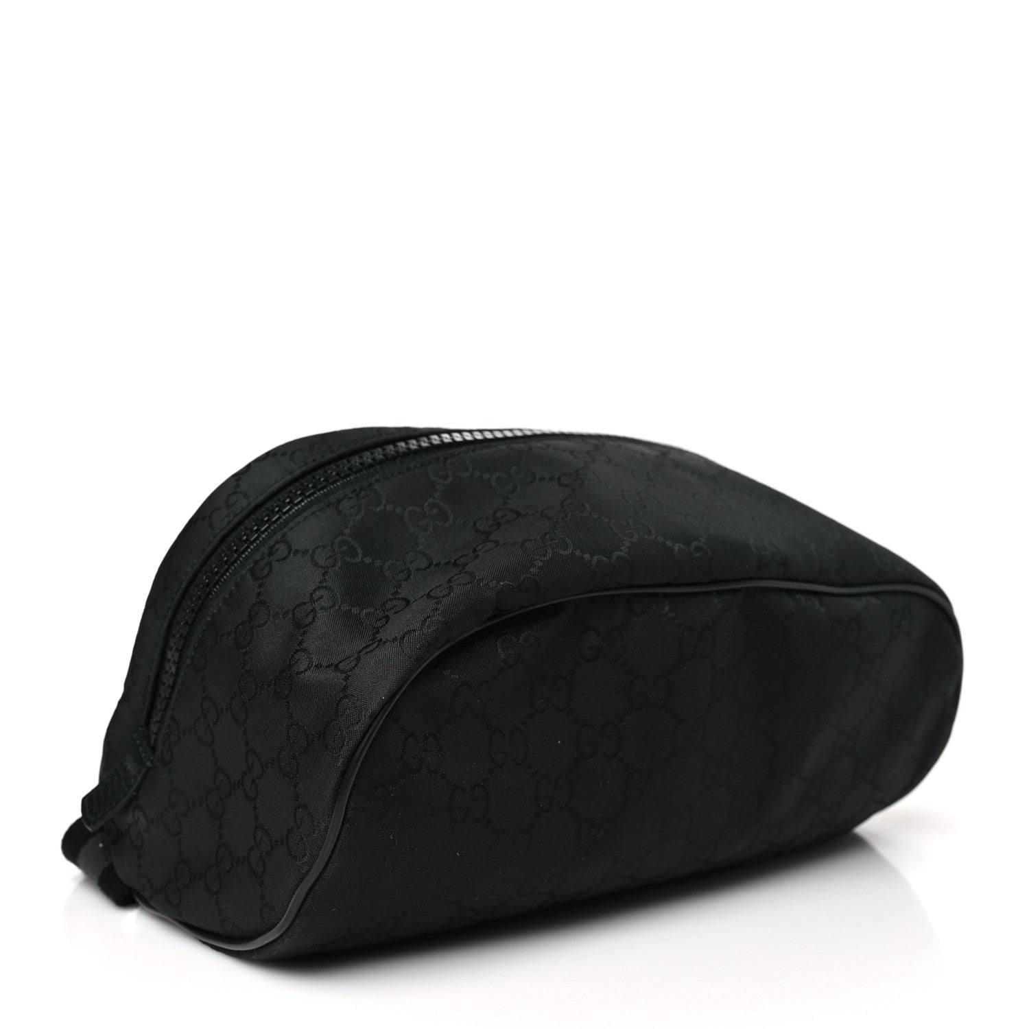 Nylon Monogram Fanny Pack Belt Bag Black