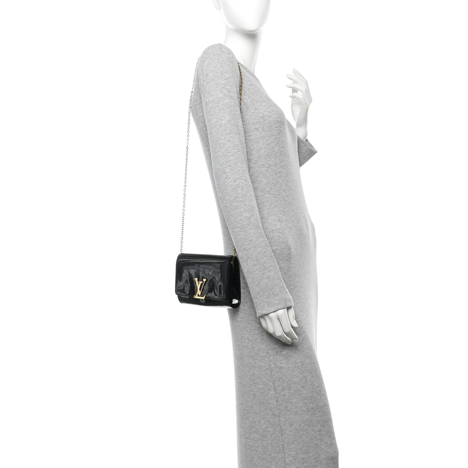 Patent Chain Louise PM Black