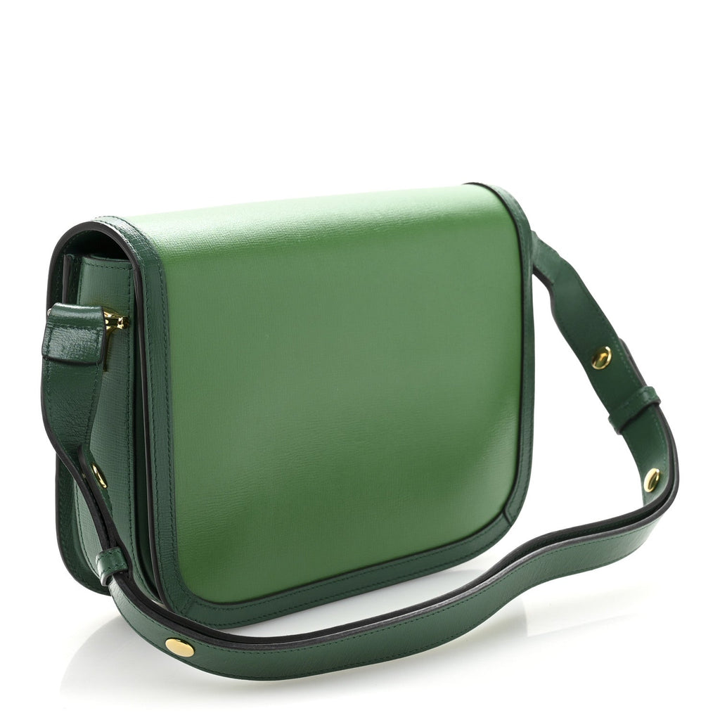 Azalea Calfskin Horsebit 1955 Shoulder Bag New Shamarock Emerald