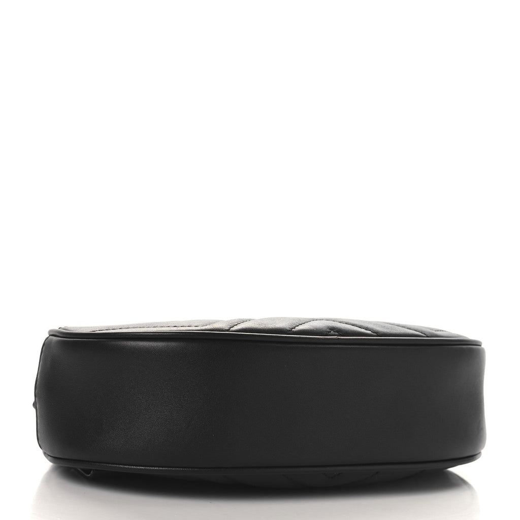 Calfskin Matelasse GG Marmont Belt Bag 85 34 Black