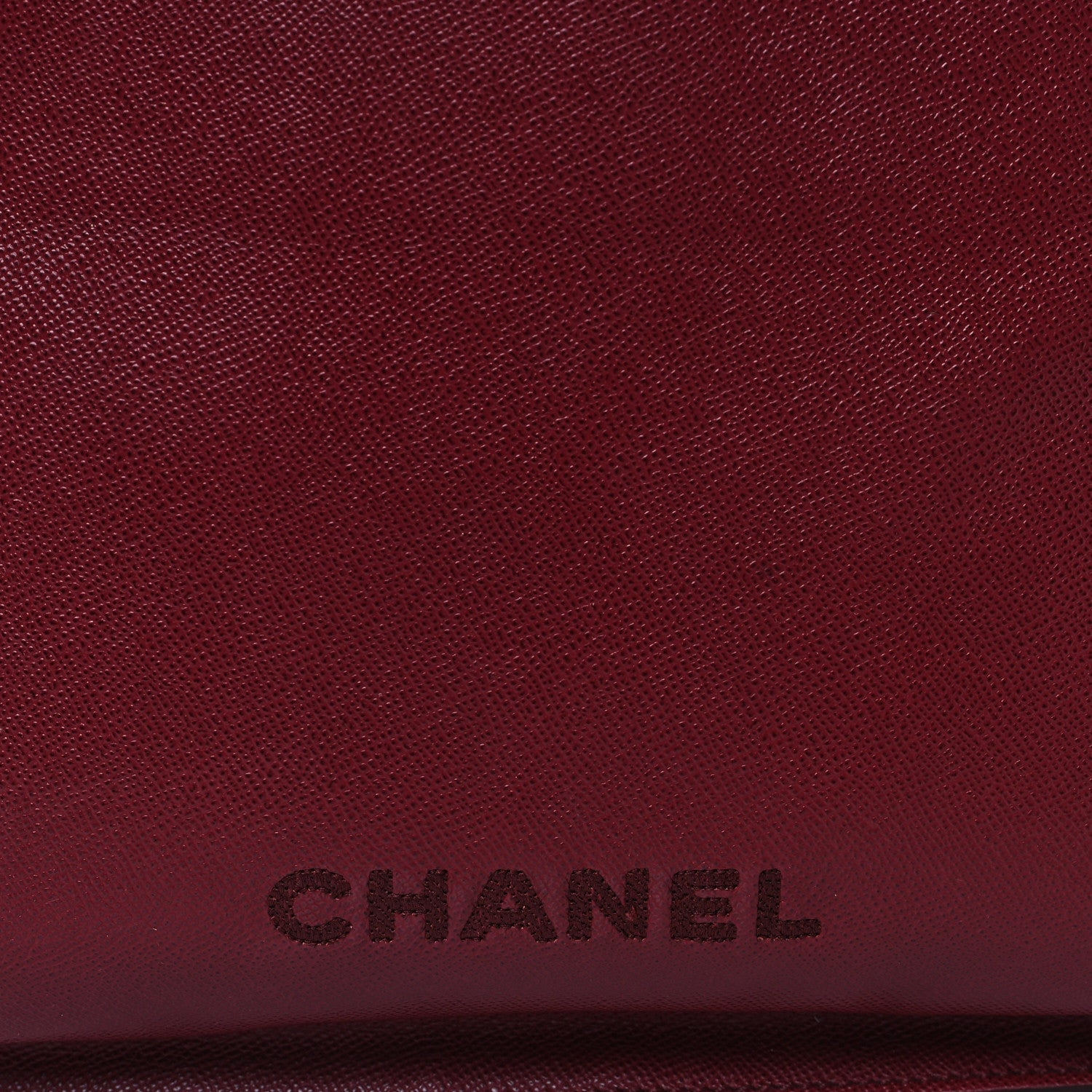 Caviar Shoulder Bag Burgundy