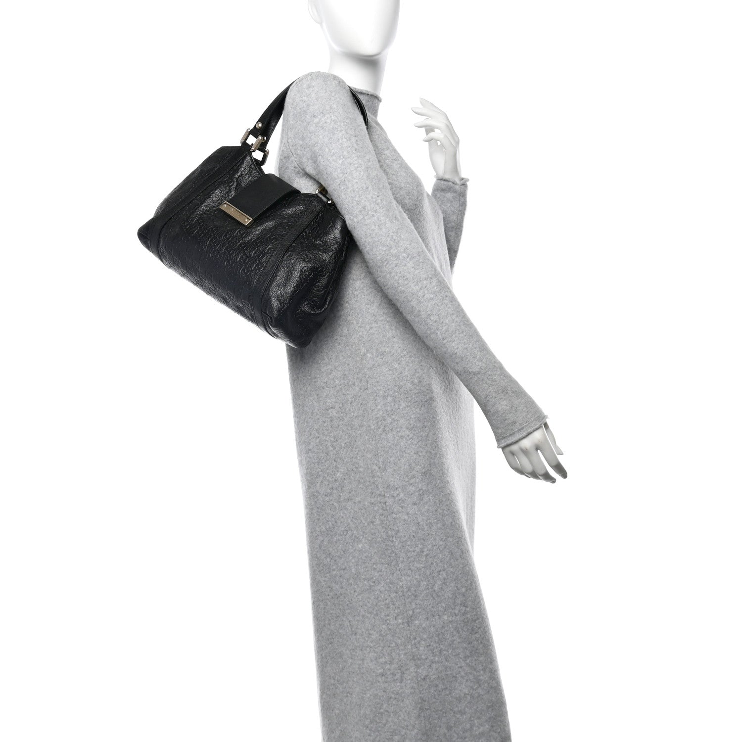 Guccissima Medium New Ladies Web Tote  Black