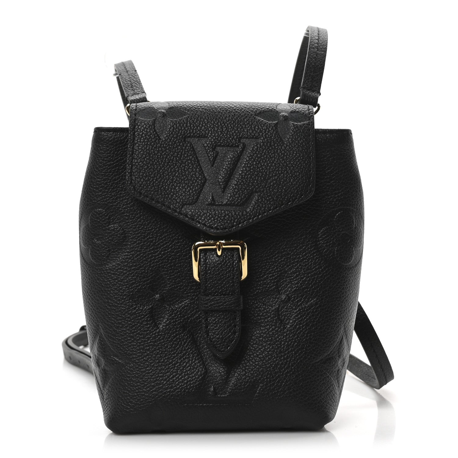Empreinte Monogram Giant Tiny Backpack Black