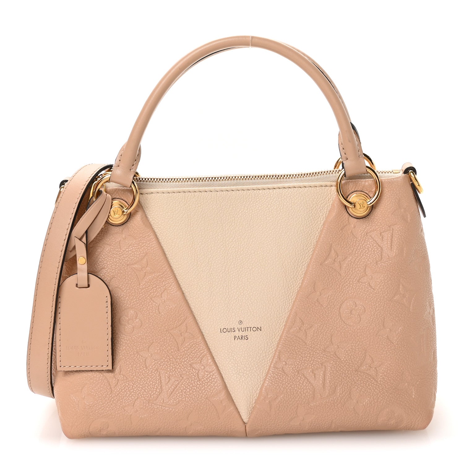Empreinte V Tote BB Beige Rose Creme