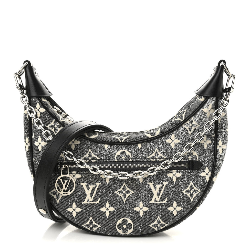 Monogram Jacquard Denim Loop Black
