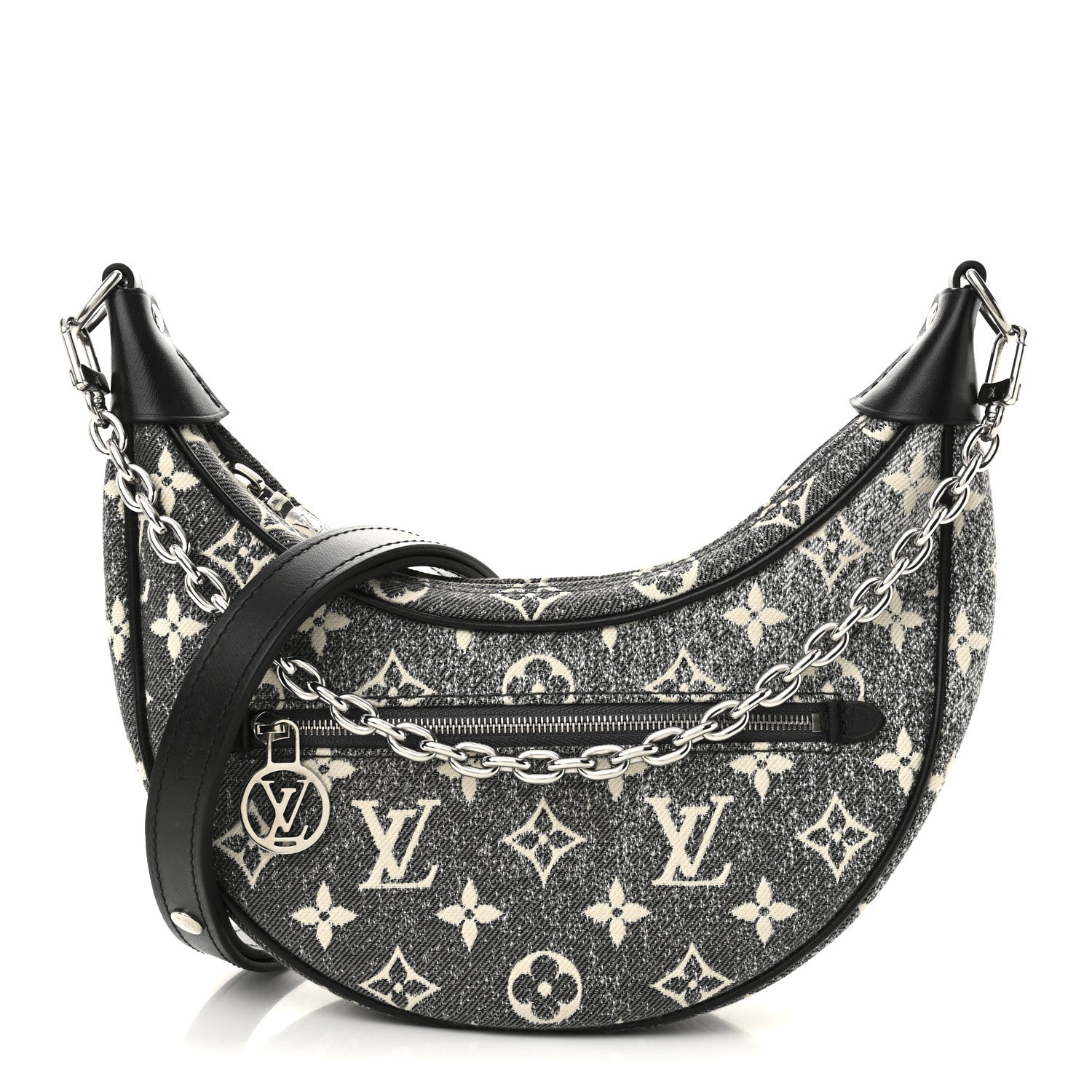 Monogram Jacquard Denim Loop Black