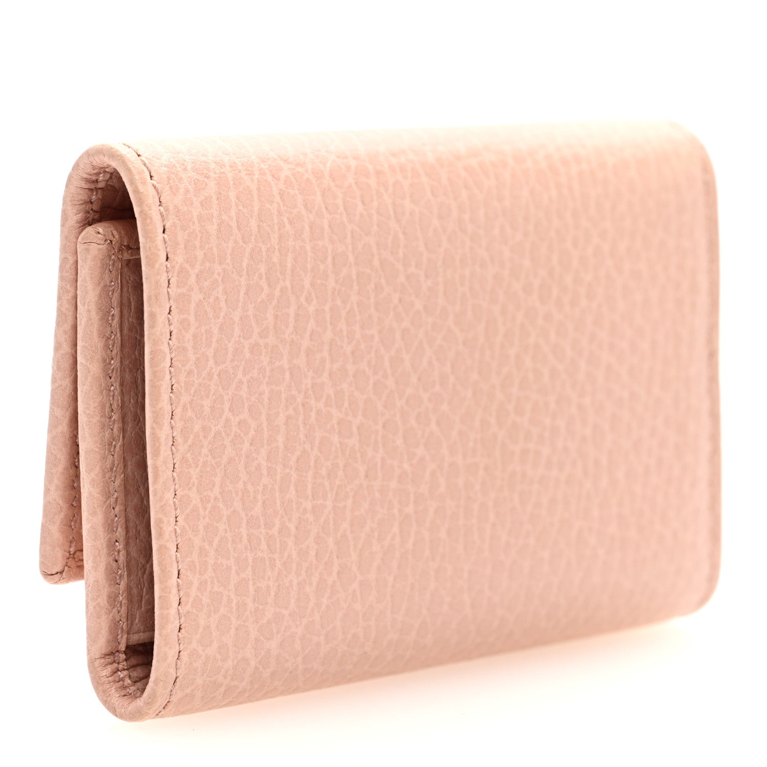 Dollar Calfskin GG Marmont 6 Key Holder Perfect Pink