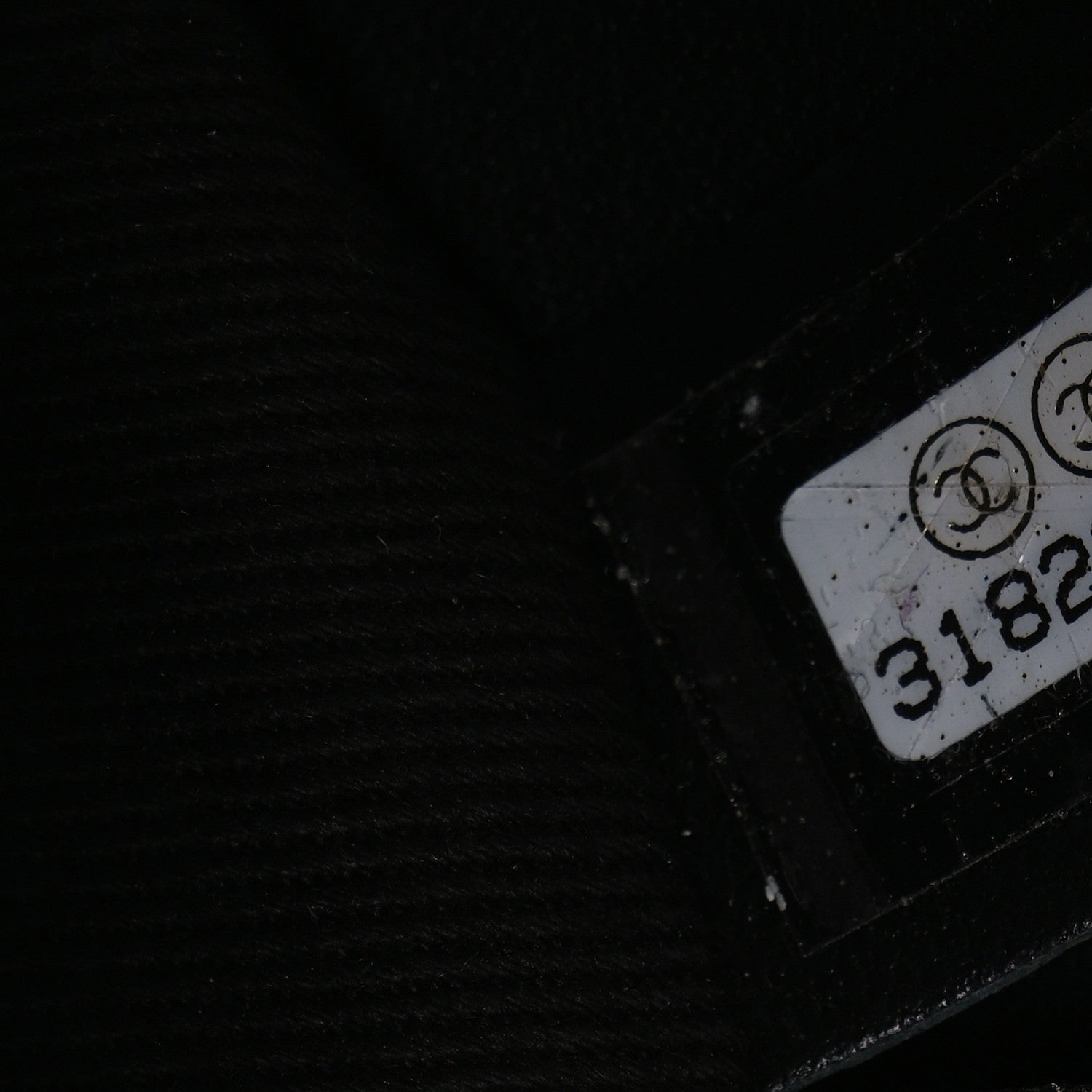 Calfskin Quilted CC Uniform Flap Belt Bag Black