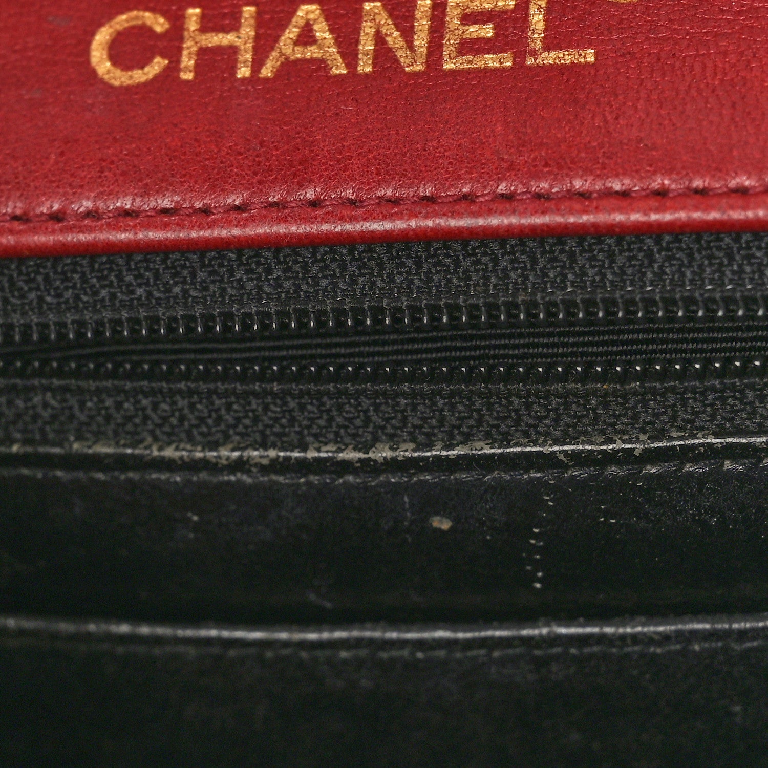 Lambskin Quilted Mini Square Flap Red