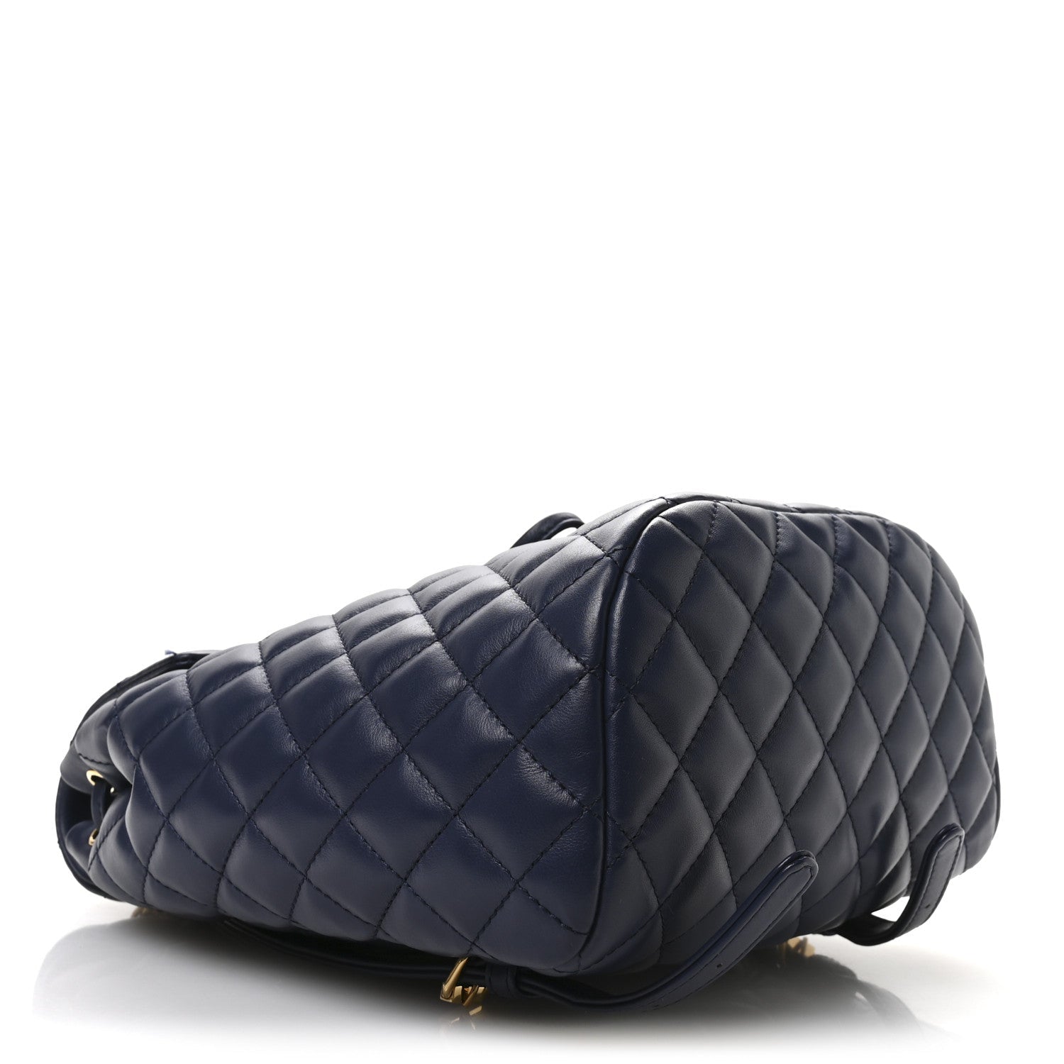 Calfskin Quilted Small Urban Spirit Backpack Navy