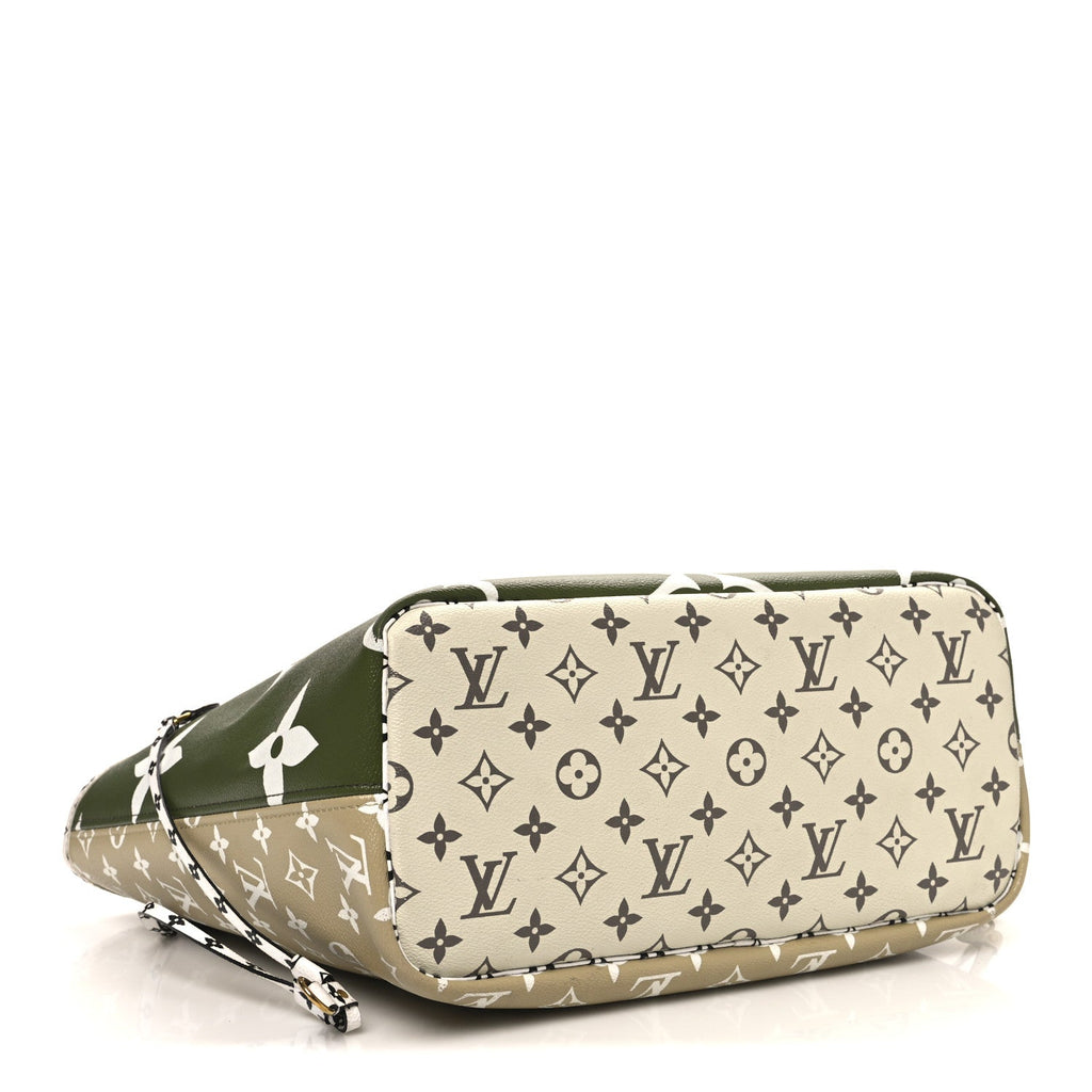 Monogram Giant Neverfull MM Kaki