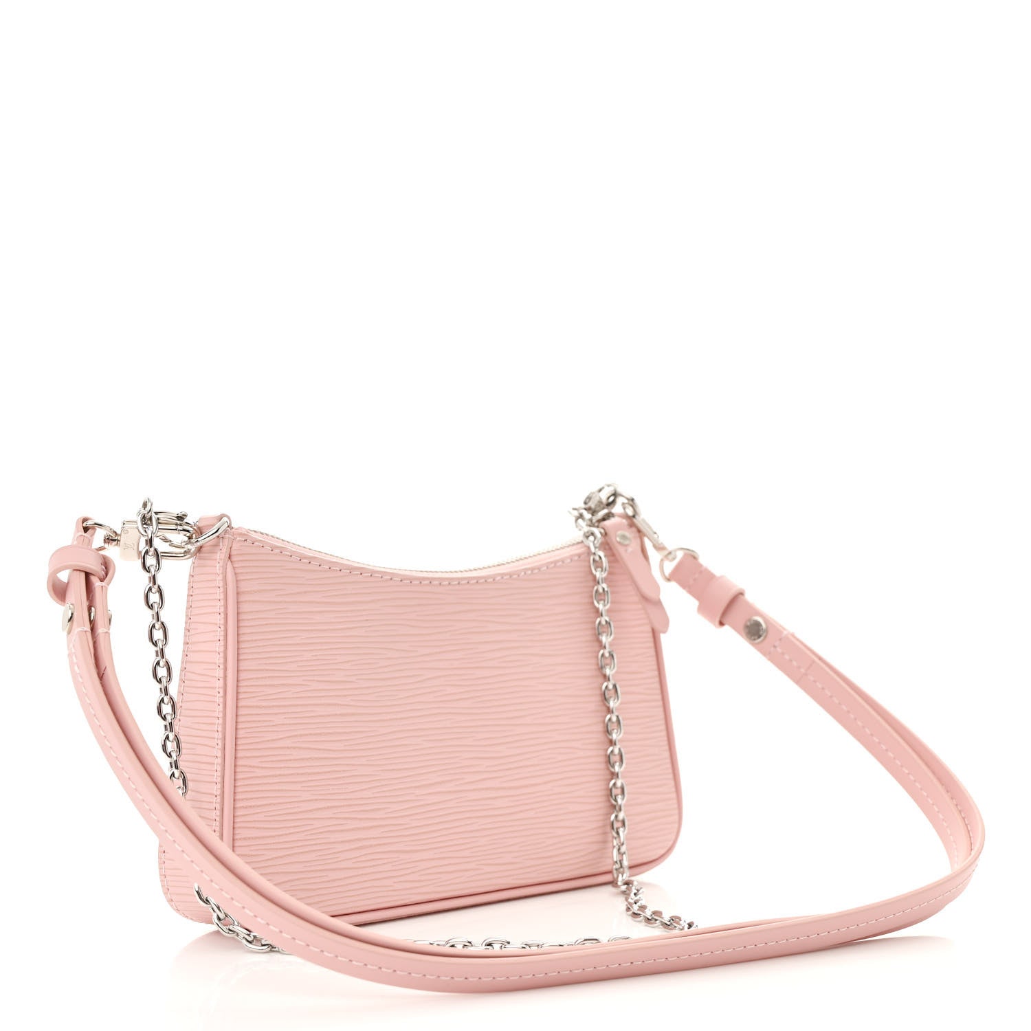 Epi Easy Pouch On Strap Rose Ballerine