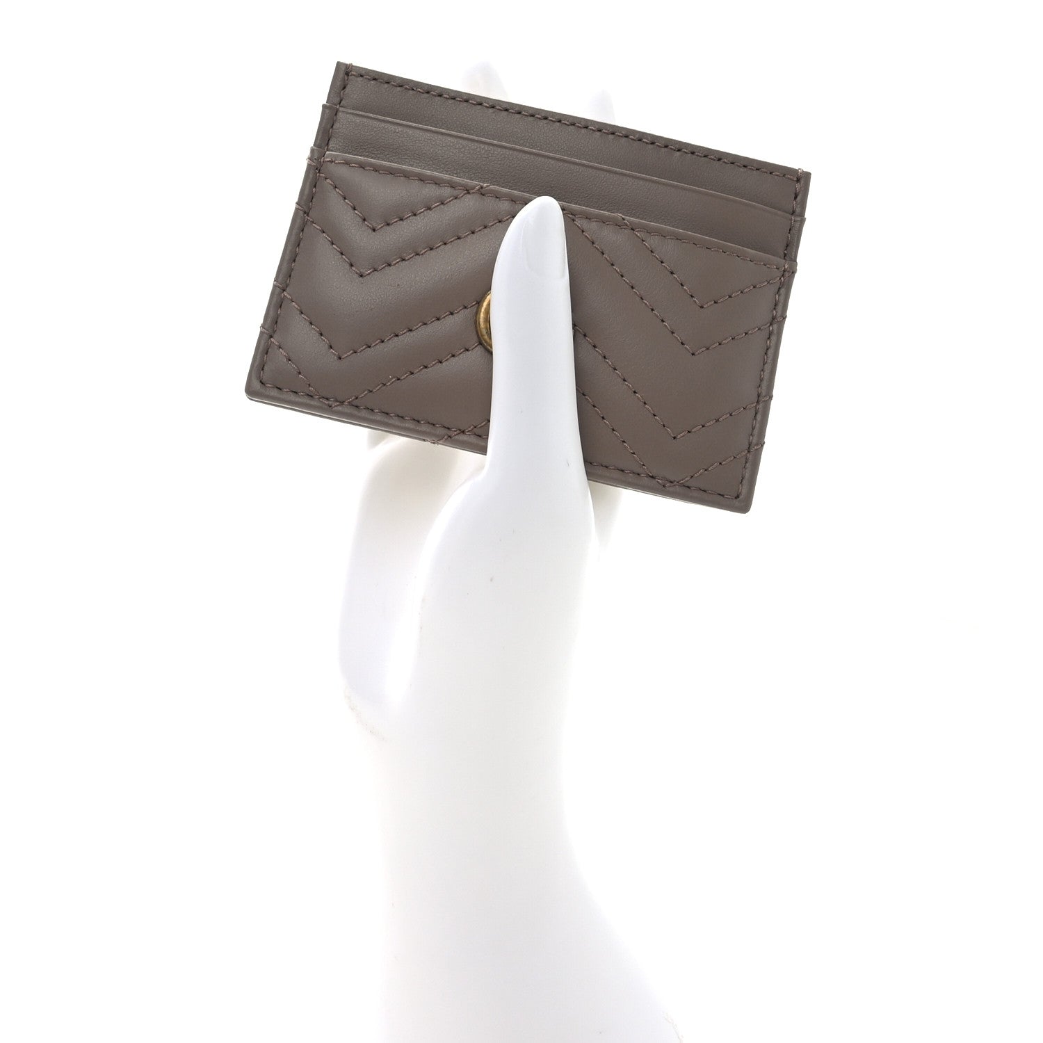 Calfskin Matelasse GG Marmont  Holder Porcelain Rose